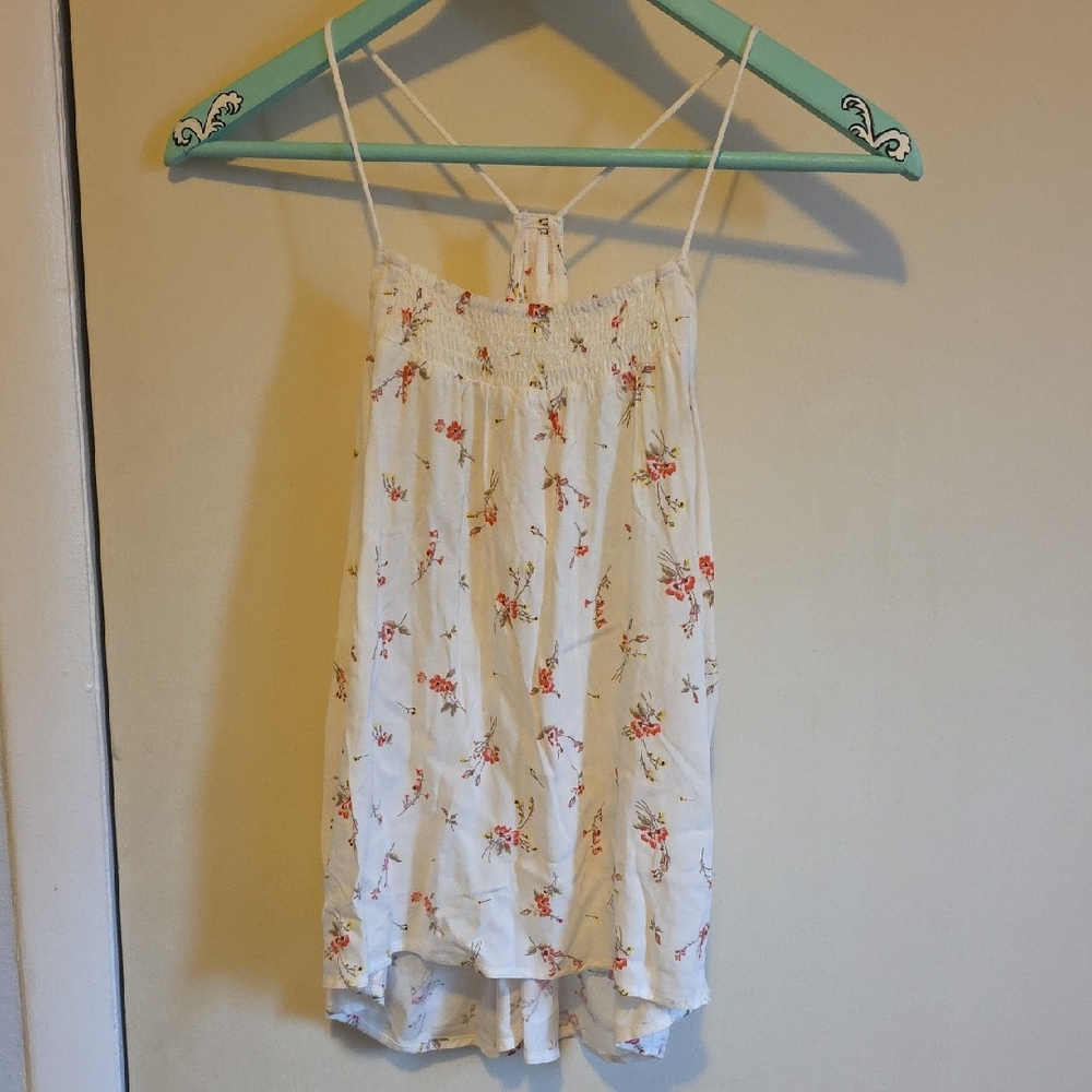No Boundaries Floral Camisole - White and Pink